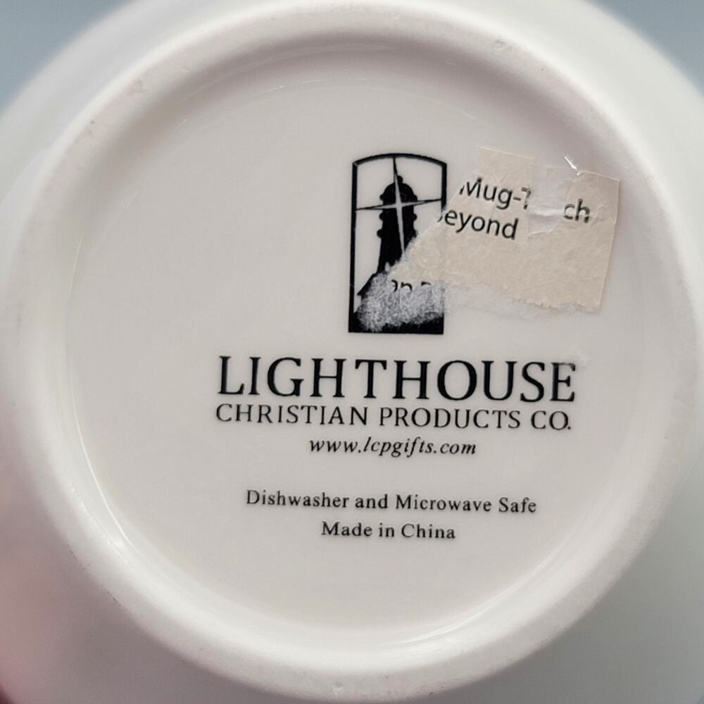 Lighthouse Christian Products LOVED BEYOND WORDS Coffee Mug Ephesians 3:19 - Picture 9 of 11
